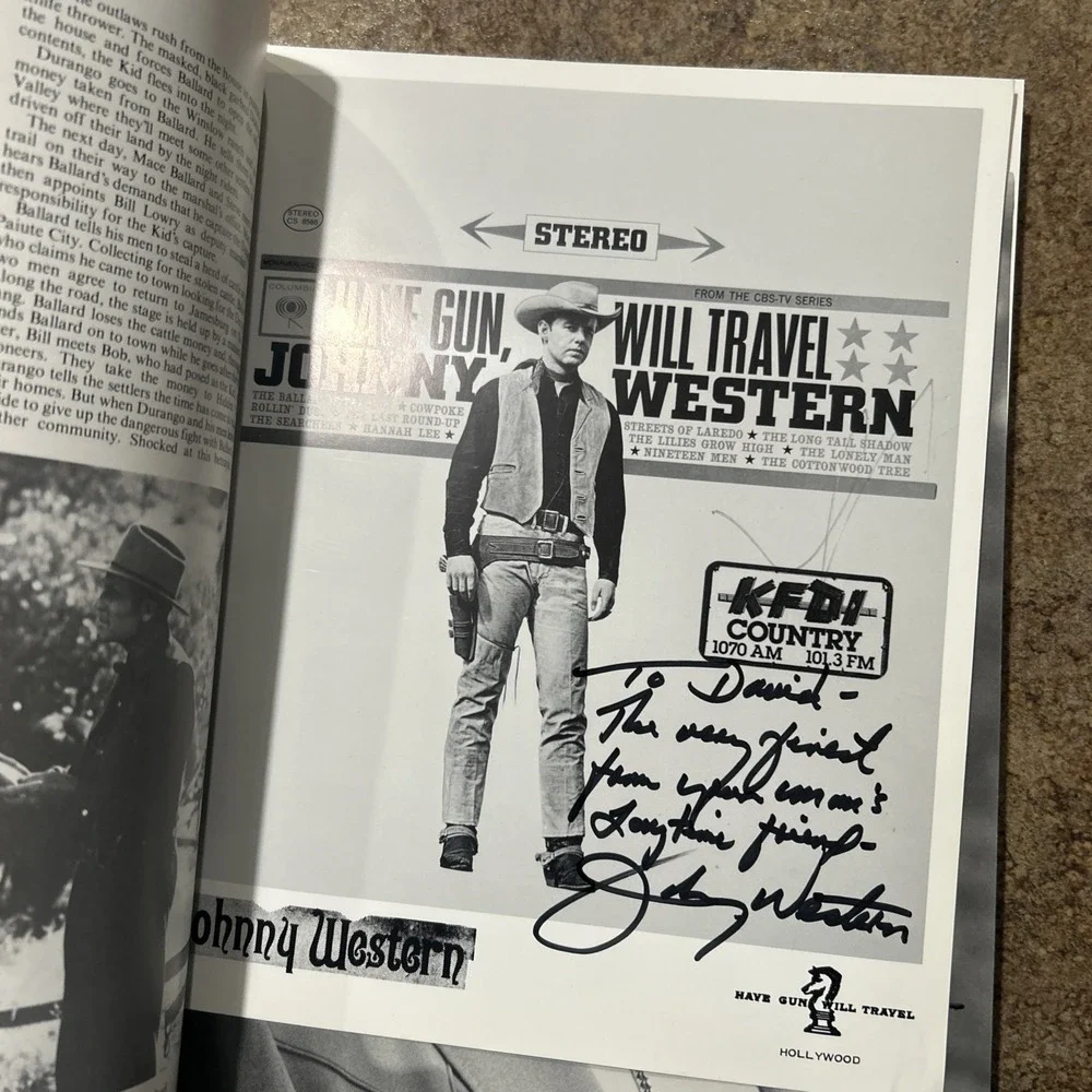 The Adof The Durango Kid By Bob Carman And Dan Scapperotti Signed